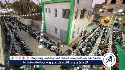 الأقصر تشهد أكبر مائدة إفطار رمضانية مصرية بساحة الشيخ المرتضى