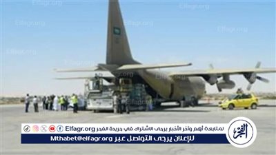 61 طن مساعدات تصل إلى مطار العريش لأهالي قطاع غزة