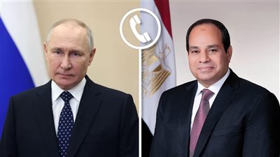 الرئيس السيسي يهنئ بوتين لإعادة انتخابه