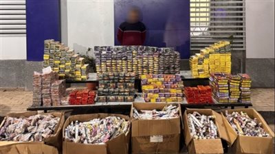 ضبط قرابة 250 ألف قطعة ألعاب نارية مختلفة الأشكال والأحجام بالشرقية