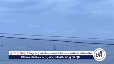 مشاهد لاستهداف زوارق الاحتلال قوارب صيد فلسطينية غرب رفح الفلسطينية (فيديو)