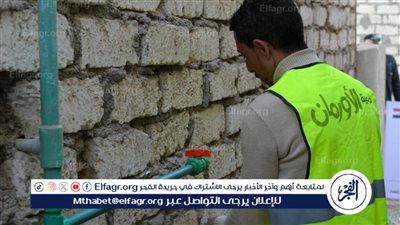  تركيب 827 وصلة مياه مجانيه للأسر الأولى بالرعاية بقرى مركزي إطسا وإبشواي