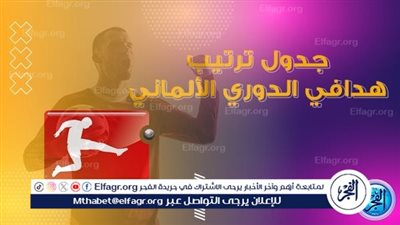 ترتيب هدافي الدوري الألماني قبل مباريات الجولة القادمة