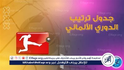 جدول ترتيب الدوري الألماني قبل انطلاق مباريات الجولة السابعة