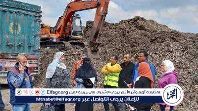  تفعيل لجان المرور علي مصانع تدوير المخلفات بالدقهلية