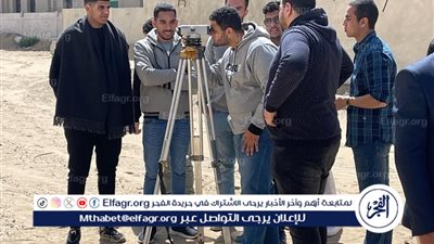 تدريب عملي لطلاب هندسة المنصورة الجديدة (صور) 