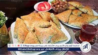 طريقة عمل شطائر الجبنة بزيت الزيتون وحبة البركة