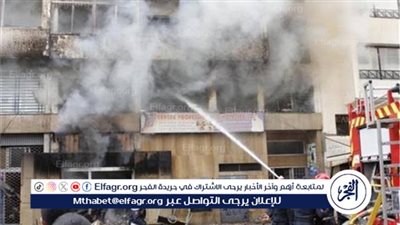 السيطرة على حريق هائل بمحل سجائر في المحلة الكبرى