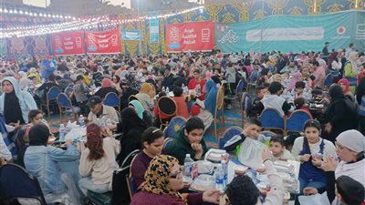 حياة كريمة تنظم أكبر إفطار جماعي جمع المسلمين والمسيحيين ببهتيم