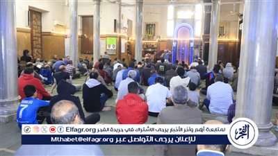 وكيل وزارة الأوقاف بالفيوم يلقي خاطرة التهجد بمسجد عبدالله وهبي بعنوان 