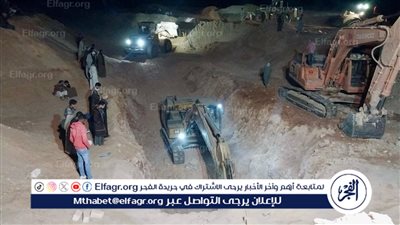 محافظ المنيا يتابع تداعيات حادث وفاة شاب اثر سقوطه فى بئر بالظهير الصحراوى لاستخراج جثمانه