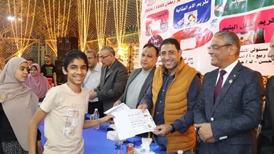 وكيل وزارة الشباب والرياضة بالجيزة يشهد حفل تكريم حفظة كتاب الله بالحوامدية