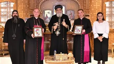 البابا تواضروس الثاني يستقبل سفير الفاتيكان 