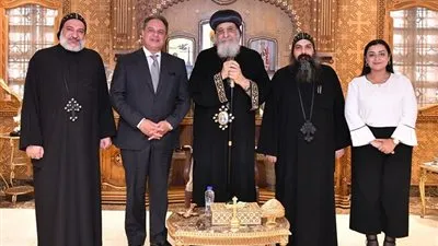 البابا تواضروس الثاني يستقبل السفير المصري في إسبانيا 