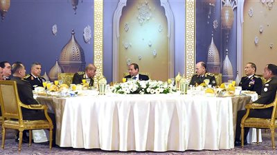 الرئيس السيسي يشهد حفل سحور أقامته القوات المسلحة 