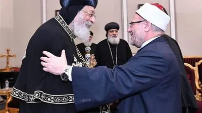 البابا تواضروس يهنئ مفتي الجمهورية بعيد الفطر