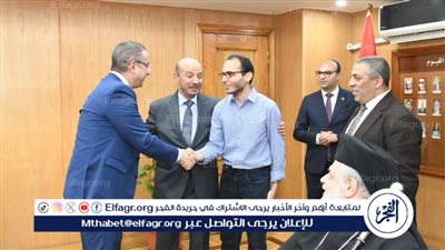 محافظ الفيوم يستقبل المهنئين بعيد الفطر 