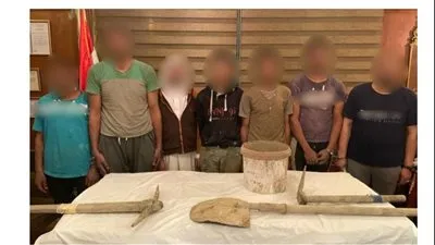 ضبط 7 أشخاص بالقاهرة لقيامهم بالتنقيب غير المشروع عن الآثار