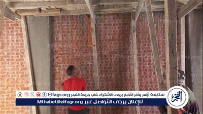 إزالة سقف مخالف بقرية البقلية في ثاني أيام العيد بالدقهلية 