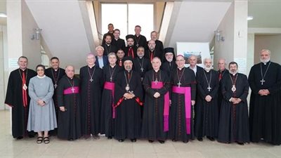 مجلس البطاركة والأساقفة الكاثوليك يلتقي وفد مجلس الأساقفة الكاثوليك بفرنسا