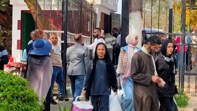 إقبال كبير من الزائرين للاحتفال بعيد الفطر في القناطر الخيرية (صور)