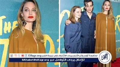 أنجلينا جولي تحضر العرض الخاص لمسرحية ابنتها في برودواي