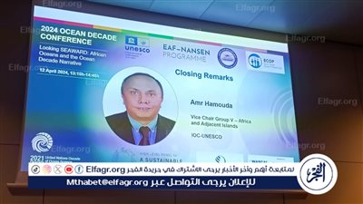 المعهد القومي لعلوم البحار اعتماد البرنامج الإفريقى لعقد المحيطات بالأمم المتحدة