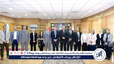 رئيس جامعة المنصورة يستقبل فريق الهيئة القومية لضمان جودة التعليم والاعتماد
