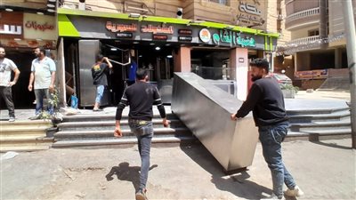 محافظة الجيزة: رفع 1400 حالة إشغال للكافيهات والمقاهي وغلق 4 محال مخالفة