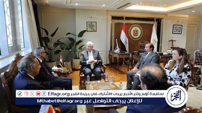 وزير التعليم العالي يبحث سبل التعاون المشترك مع مدير منظمة 