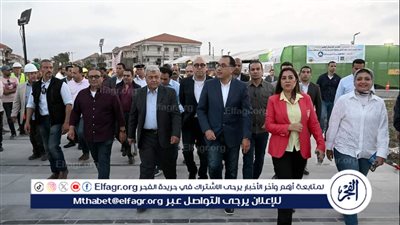 رئيس الوزراء يتفقد أعمال تطوير منطقة اللسان والممشى السياحي بمدينة رأس البر..صور 