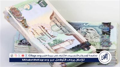 تراجع سعر الدرهم الإماراتي مقابل الجنيه اليوم الأربعاء في البنوك