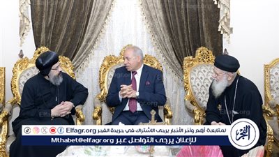 لهذا السبب..رئيس جامعة المنصورة يزور الأنبا أكسيوس أسقف المنصورة وتوابعها