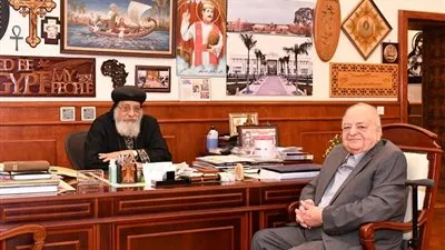 تعزية قداسة البابا تواضروس في نياحة الدكتور رسمي عبد الملك