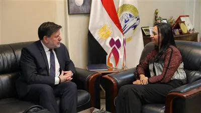 مايا مرسي تستقبل رئيس منظمة التعاون الاقتصادي والتنمية (OECD)