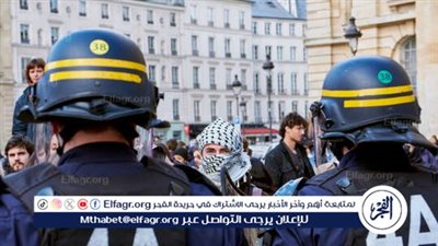 الشرطة الفرنسية تفرق اعتصاما طلابيا متضامنا مع فلسطين