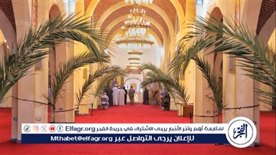 الأقباط يحتفلون بأحد الشعانين في دير الأنبا متاؤس الفاخوري بإسنا جنوب الأقصر