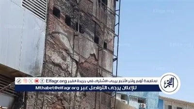 السيطرة على حريق التهم السجل المدني بشبرا الخيمة 