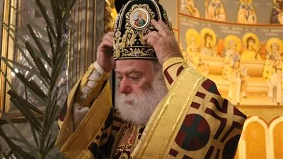  البابا ثيودروس الثاني يترأس قداس احد الشاعنين بالاسكندرية 