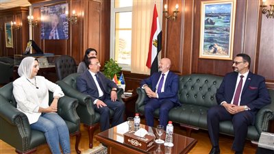 محافظ الإسكندرية يستقبل سفير فنلندا لتوطيد العلاقات بين الجانبين