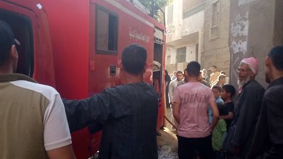 تفاصيل حريق يلتهم منفذ بيع لحوم في المنصورة 