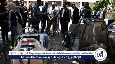 رئيس جامعة حلوان يتفقد كلية الهندسة بالمطرية