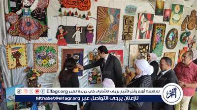 وكيل تعليم الغربية يفتتح المعرض الختامي للتربية الفنية بطنطا
