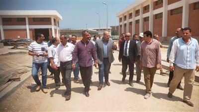 نائب محافظ الجيزة يتفقد محطة مياه منشأة القناطر ومشروع خزان مياه قرية جزاية
