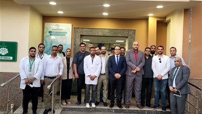 جولة تفقدية لمدير إقليم جنوب الصعيد لهيئة الرعاية الصحية لمنشآت صحية بأسوان 