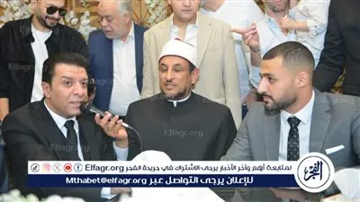 “صور”.. الفنان مصطفى كامل يحتفل بعقد قران ابنته بحضور نجوم الفن والمجتمع