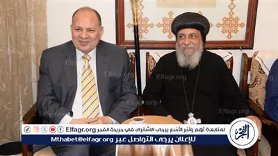 محافظ أسيوط يزور مطرانيتى ديروط والقوصية للاقباط الارثوذكس للتهنئة بعيد القيامة