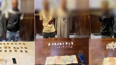 ضبط كمية من المواد والأقراص المخدرة بحوزة 6 عناصر إجرامية بالقاهرة