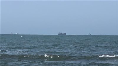 السفينه لاباتروس تغادر شاطئ بورسعيد عائدة لبلادها