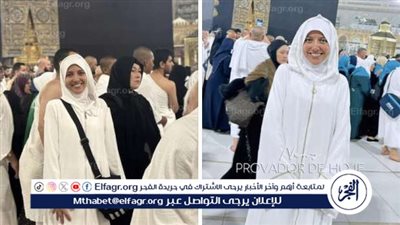 بالصور.. الفنانة مي كساب تؤدي مناسك العمرة